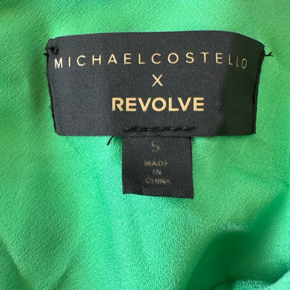 Michael Costello X Revolve Bentley Dress in Green Floral - Picture 10 of 11